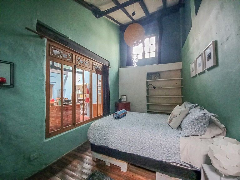 Apartaestudio Casa Colonial en La Candelaria
