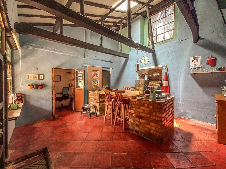 Apartaestudio Casa Colonial en La Candelaria