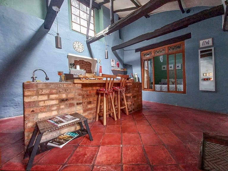 Apartaestudio Casa Colonial en La Candelaria