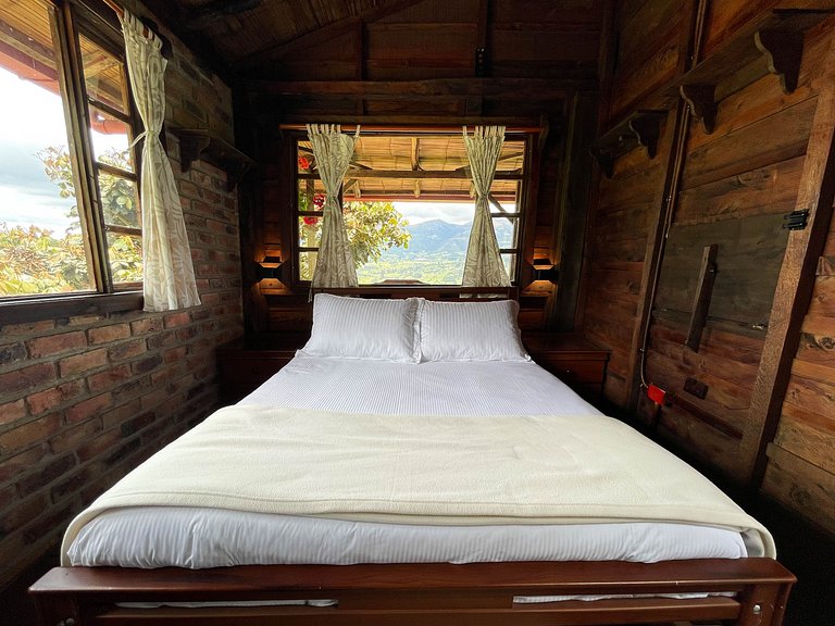 Cabain in Boyacá Colombia, near paragliding