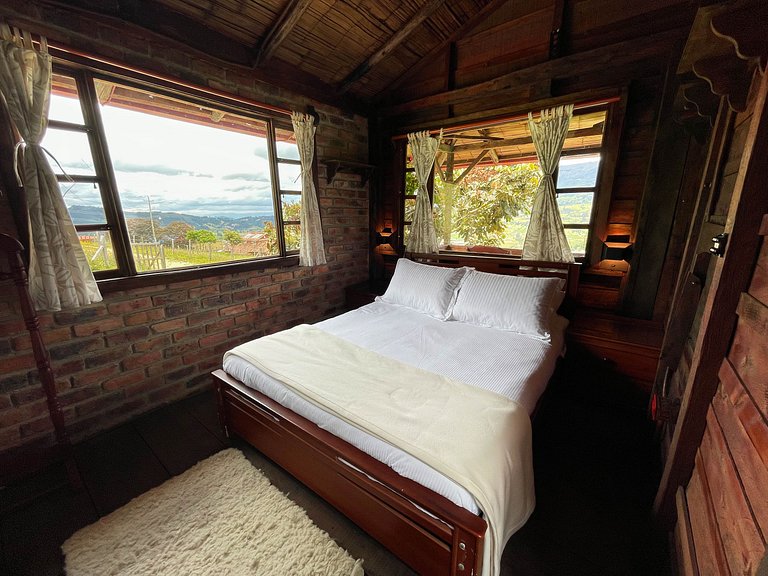 Cabain in Boyacá Colombia, near paragliding