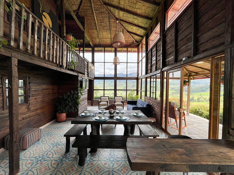 Cabain in Boyacá Colombia, near paragliding