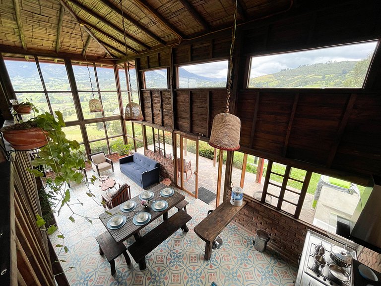 Cabain in Boyacá Colombia, near paragliding