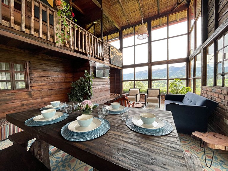 Cabain in Boyacá Colombia, near paragliding