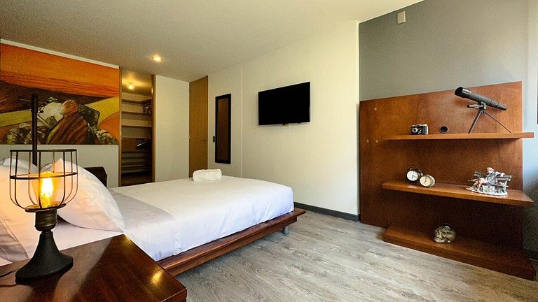 Exclusivo y bohemio apartamento en Chapinero Alto