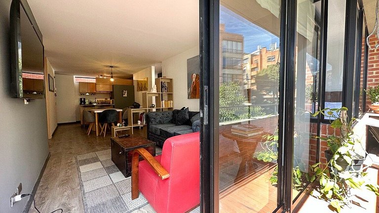 Exclusivo y bohemio apartamento en Chapinero Alto