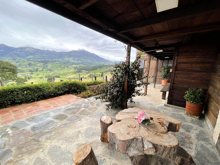 Cabain in Boyacá Colombia, near paragliding