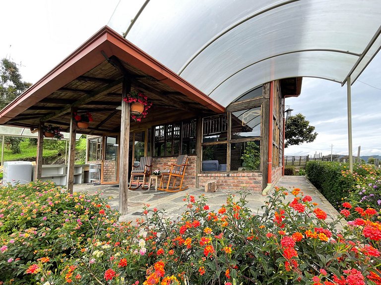 Cabain in Boyacá Colombia, near paragliding
