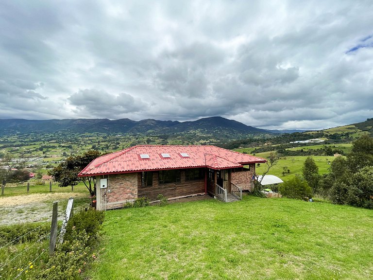 Cabaña de campo cerca a parapente en Boyacá