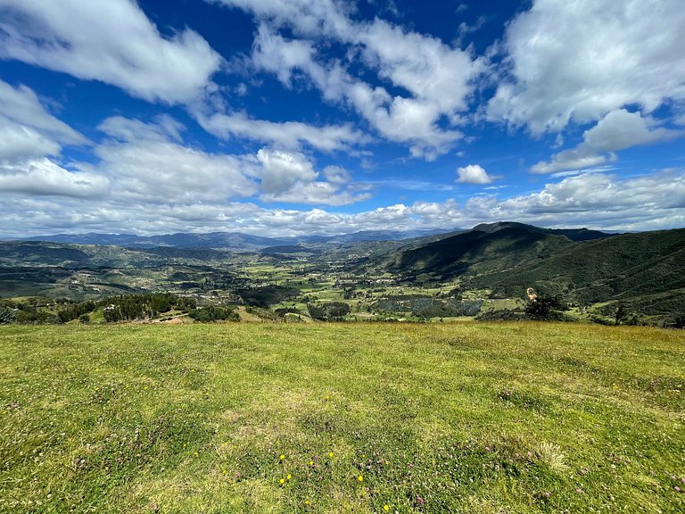 Cabaña de campo cerca a parapente en Boyacá