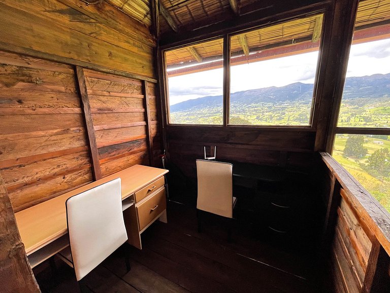 Cabain in Boyacá Colombia, near paragliding