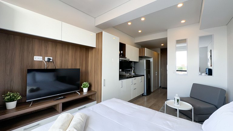 Exclusivo apartaestudio con vista a Bogotá