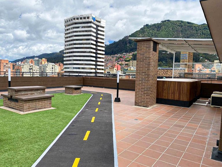 Moderno estudio en Chapinero, cerca de lo mejor