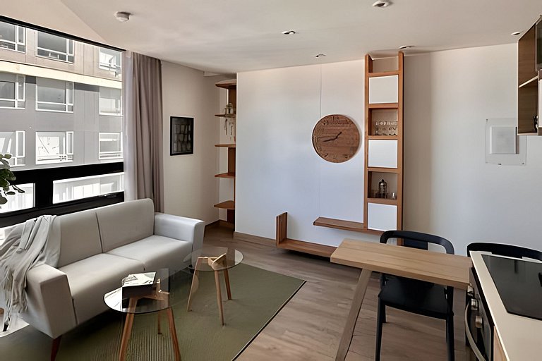 Moderno y lujoso apartaestudio cerca al Campin