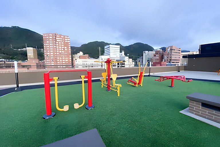 Chapinero studio apartment with everything nearby