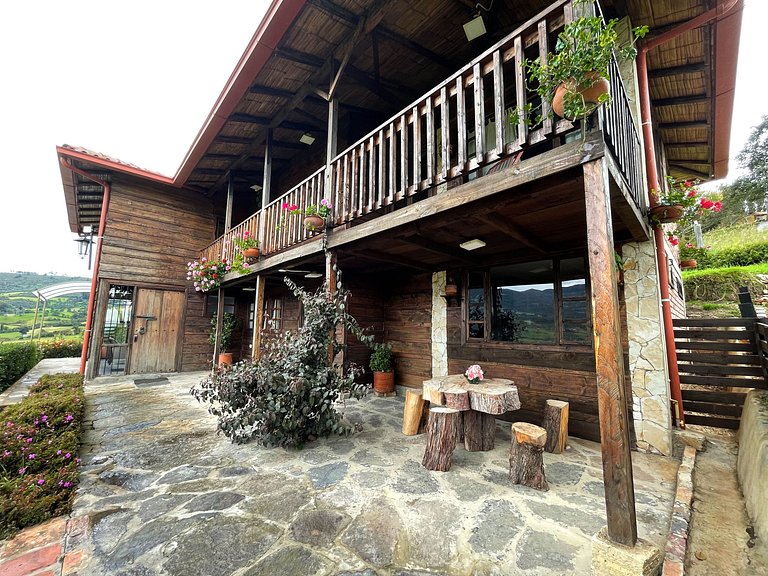 Cabaña de campo cerca a parapente en Boyacá