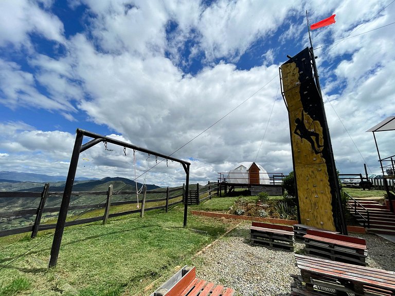 Cabaña de campo cerca a parapente en Boyacá