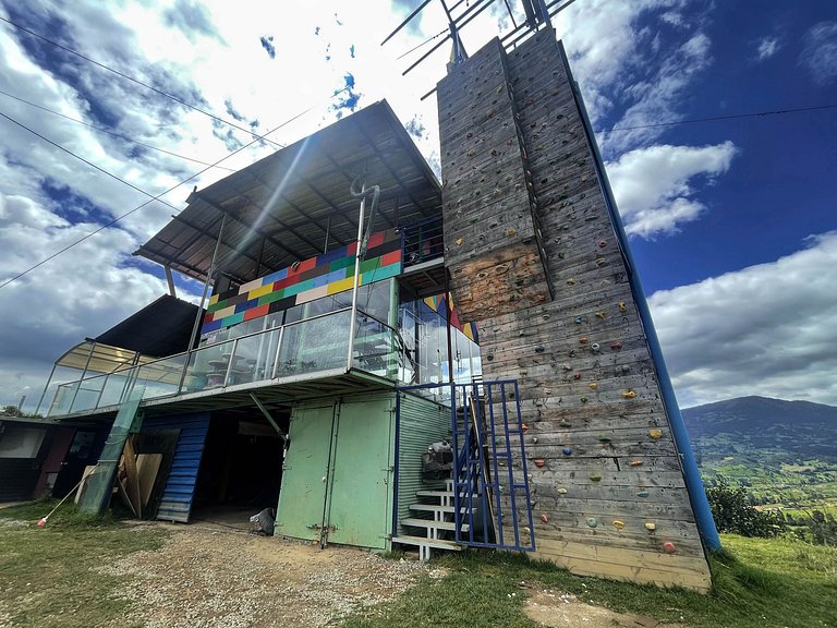 Cabaña de campo cerca a parapente en Boyacá